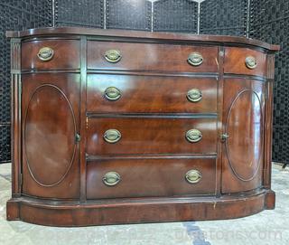 Drexel New Hampton Court 6 Drawer Mahogany Buffet Cabinet
