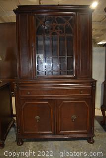 Antique Art Deco Display Cabinet
