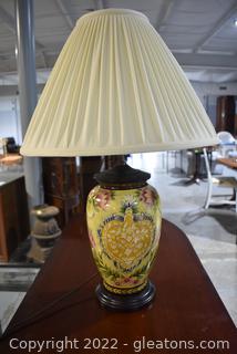 Art Deco Style Porcelain Table Lamp