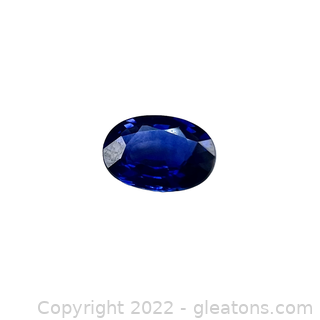 High Quality Loose Sapphire Gemstone Oval Cut