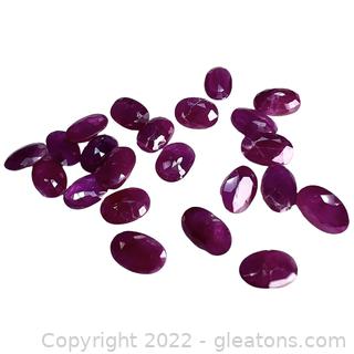 11+ Cts of Rubies Loose Oval Cut