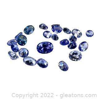 Loose Iolite Gemstones Oval Shape 