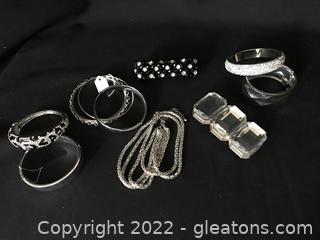 Glitzy Glitter in these Beautiful Bracelets, Rhinestone and more 