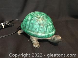 Unique Cast Iron Turtle Lamp