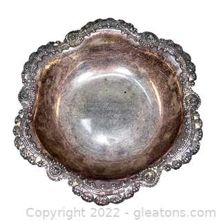Vintage Tiffany & Co Sterling Silver Bowl