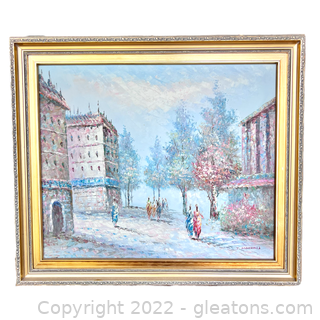 Original Impressionist Cityscape Painting