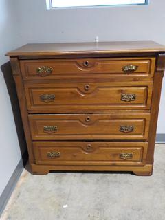 Antique Four Drawer Chest of Drawers with Dovetail Work