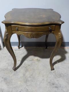 Louis XV-Style Accent Table Heirloom Quality by Weiman