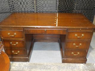 Nice, Solid, Wooden Executive Desk 