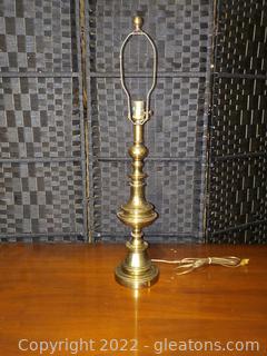 Mid-Century Stiffel Brass Table Lamp (No Shade)