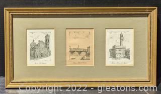 Italy Inspired Trio of Petite Prints (B)