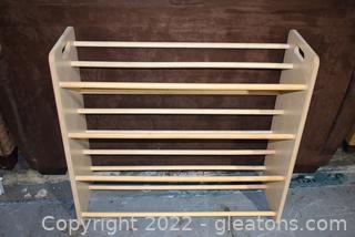Vintage Shoe Rack or A See All Storage Without Bins