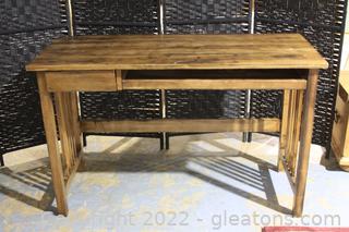 Rustic Writing Desk with Drawers