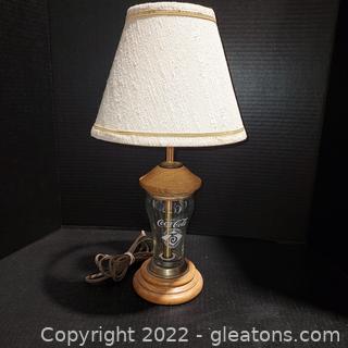 Coca Cola 75th Anniversary Small Table Lamp with Shade