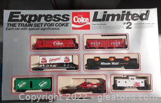 Coke Express Limited “The Train Set for Coke” New in Box in Cellophane