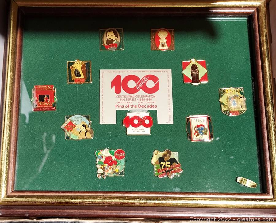 Coca Cola Centennial Celebration Pin Series-1886-1986 Pins of the