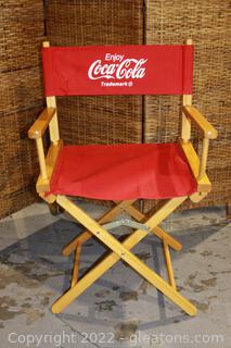 Vintage Coca-Cola Folding Directors Chair