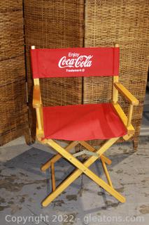 Vintage Coca-Cola Folding Directors Chair