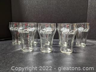 Set of 8 Coca-Cola Glasses