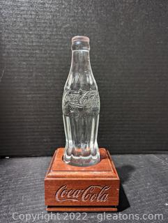 Coca-Cola Full Lead Crystal Bottles