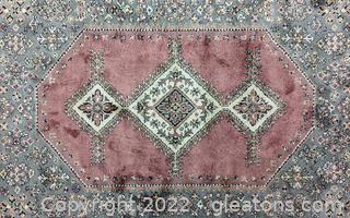 Beautifully Hand Knotted Silk Persian Rug