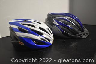 Bell and Louis Garneau Road Bike Helmets 