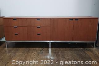 High End (Florence Knoll) 6 Drawer, 1 Cabinet Contemporary Credenza
