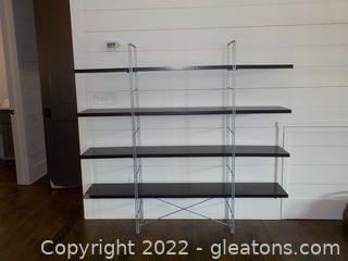 Shelving Unit from Ikea (Faux Wood and Metal 4 Shelves)