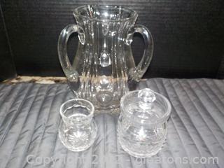 Miscellaneous Crystal Pieces (3 Items)