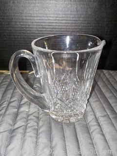 Magnificent Thomas Webb Lead Crystal Pitcher
