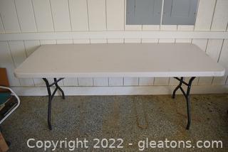 Folding Utility Table 6ft.
In garage 