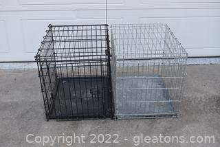 Two Fold Flat Wire Dog Crates 
