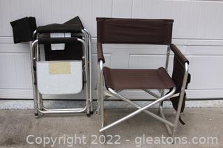 2 Folding Aluminum Sports Chair