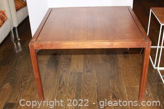 Vintage Lewis Buttle Walnut Side Table by Knoll