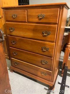 The Georgetown Galleries Solid Cherry Chest of Drawers 