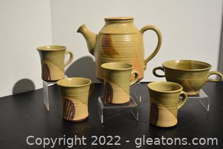 Pottery Coffee Pot - Mugs - Double Handle Bowl
Handmade in Iceland 