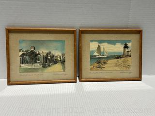 2 Framed Prints by William W.Coffin 