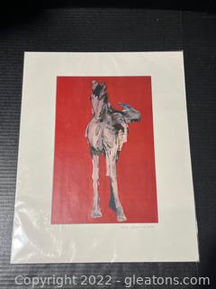 Unique Horse Print by Michael Babyak 