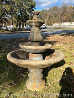 3 Tier Outdoor Water Fountain 