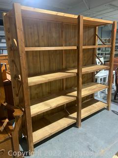 Rustic Wooden Bookcase/Cabinet 