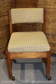 Mid Century Upholstered Chair by The Pine Factory 