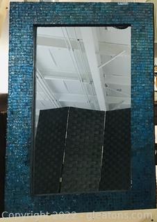 Coastal Turquoise Mosaic Wall Mirror by Pier 1