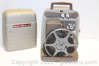 Vintage Bell & Howell Portable Film Projector 