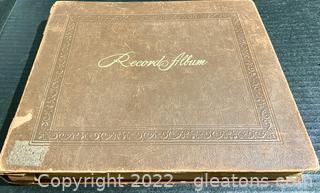 Retro Record Album Collection of 78rpms