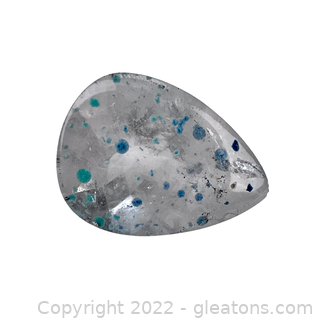 Loose Genuine Medusa Quartz Gemstone Pear