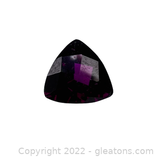 Loose Genuine Garnet Gemstone Trillion