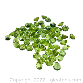 Loose Peridot Gemstones Round