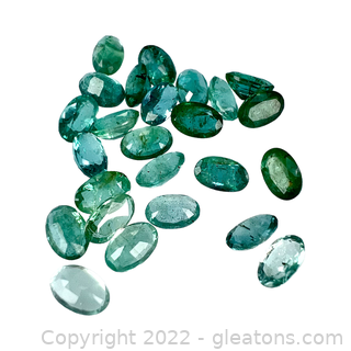 Loose Emerald Gemstones Ovals