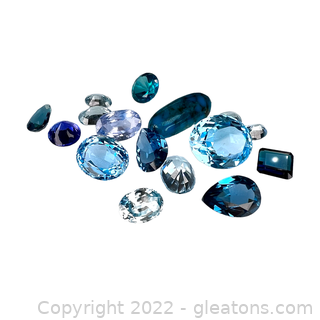 Loose Blue Gemstone Lot