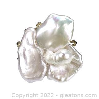 Adorable Baroque Pearl Ring